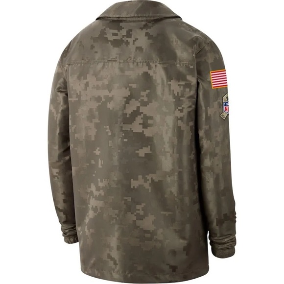 NE Patriots Salute to Service Sideline Jacket - Picture 4 of 14